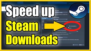 How to FIX Slow Download Speeds Steam Games Fast Method [upl. by Earehc]