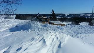 V Plow Part 1 MASSIVE SNOWFALL Prince Edward Island Stanley Bridge Record Blizzard [upl. by Mirak145]