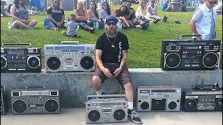 Vintage 80s Boombox Meets Venice Beach 2017 [upl. by Ykciv]