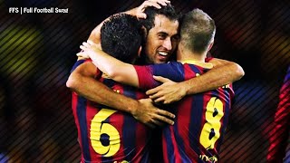 This is why Xavi Iniesta amp Busquets are the Best Midfield Trio Ever  La Masias Finest [upl. by Tessler]