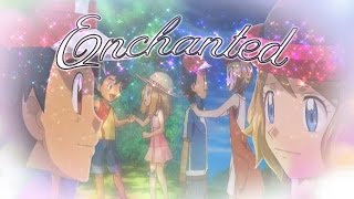 Enchanted AMV  Ash and Serena Amourshipping  200 Sub Special [upl. by Pennington390]