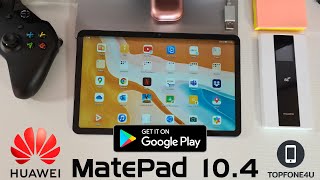 How to Access google Playstore on Huawei Matepad 104 or Any Huawei Device in 2021 [upl. by Miche]