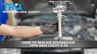 How to Replace Distributor 19942004 Chevy S10 [upl. by Artenak50]