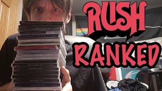 All 19 Rush Albums Ranked [upl. by Nnylyrehc]