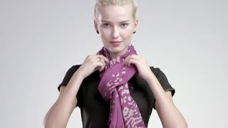 How to Tie a Scarf 4 Scarves 16 Ways [upl. by Harland921]