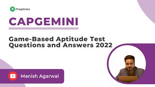 Capgemini Game Based Aptitude Test Questions and Answers 20222023 [upl. by Nylkoorb]