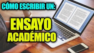 CÓMO HACER UN ENSAYO [upl. by Ahseki]