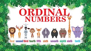 Ordinal Numbers  On Your Mark Get Set Go [upl. by Nuawed100]