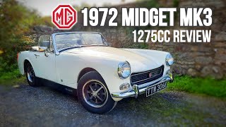 1972 MG MIDGET 1275cc REVIEW [upl. by Sybila]