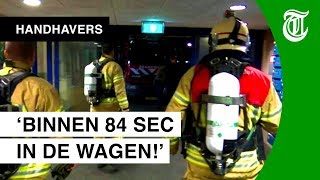 Snelste brandweer van NL in actie  HANDHAVERS 01 [upl. by Westney641]