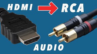 How to get RCA or Digital Optical From HDMI [upl. by Ybbob]