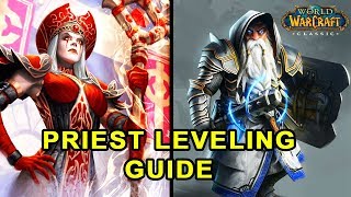 Classic WoW Priest Leveling Guide  Talents Rotation amp Wand Progression [upl. by Aihsinyt]