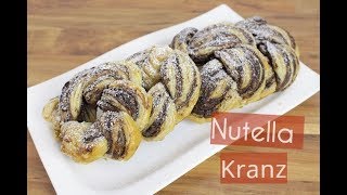 Nutella KranzBlätterteigNutellaKranzweltbestes Rezept [upl. by Syd]