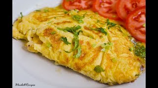 Cheese Omelette  Easy Breakfast Recipe  by Bluebellrecipes [upl. by Tabbi243]