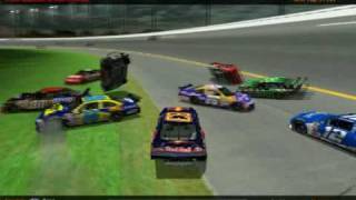 Nascar crashes  The game 2009 [upl. by Nanyk]