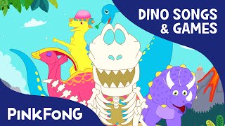 TRexPachycephalosaurusTriceratops SPECIAL  Dinosaur Songs amp Games  PINKFONG Songs for Children [upl. by Rossner]