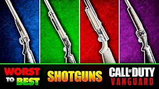 Vanguard Shotguns Ranked WORST to BEST [upl. by Asseral]