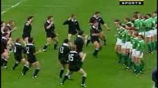 NZ Haka vs Ireland [upl. by Aihsatsan]