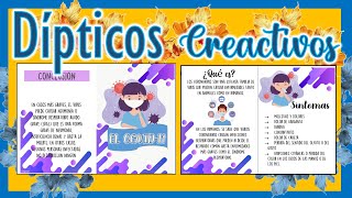 ✨Cómo hacer DIPTICOS en Word 💨💻 [upl. by Atsirt]