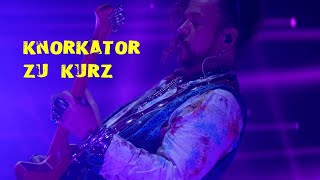 KNORKATOR  Zu kurz OFFICIAL VIDEO [upl. by Enilekcaj]