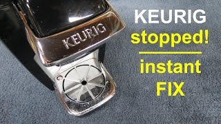 How to Fix ● KEURIG Coffee Maker that Stopped or Slow Brewing [upl. by Mauricio]