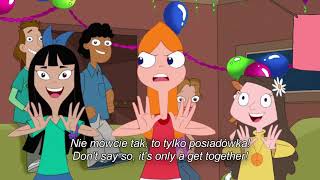 FHD PL Phineas and Ferb  Candace Party Polish version with lyrics and English translation [upl. by Rosol]