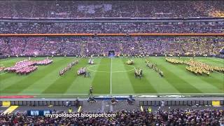 2013 UEFA Champions League Final Opening Ceremony Wembley Stadium London [upl. by Nelg931]