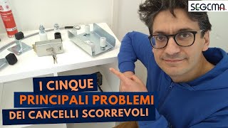 I 5 principali problemi dei cancelli scorrevoli [upl. by Moody]