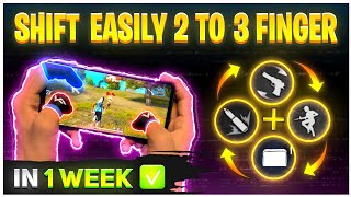 How To Shift From 2 To 3 Finger Custom HUD 🔥 How To Play 3 Finger Claw In Free Fire 🔥 [upl. by Bowes292]