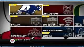 NCAA Football 14  Xenia Xbox 360 Emulator [upl. by Sergent]