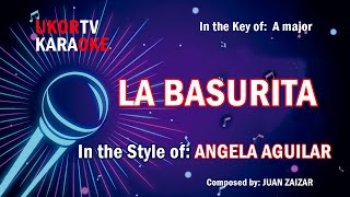 Angela Aguilar  La Basurita KARAOKE [upl. by Macnair]