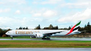 Delivery of Emirates 100th Boeing 777300ER  Emirates Airline [upl. by Nowd]