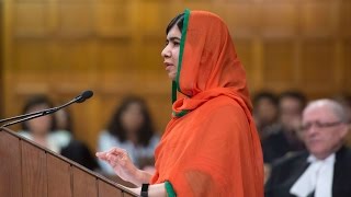 Malala Yousafzai becomes honorary Canadian [upl. by Revned351]