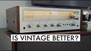 Is Vintage HiFi BETTER  Pioneer SX450 Stereo Receiver Review [upl. by Wessling555]