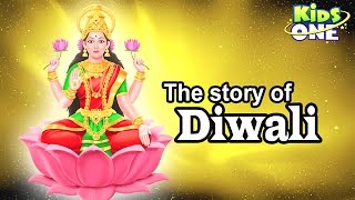 The Story of Diwali  Festival of Lights  Mythological stories  Narak chaturdashi story  KidsOne [upl. by Notserp668]