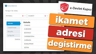 EDevlet Adres İkamet Değiştirme  İkametgah Nasıl Değiştirilir [upl. by Brodench]