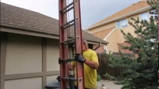 Setting Up Extension Ladder [upl. by Rambert]