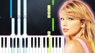 Taylor Swift  Miss Americana amp The Heartbreak Prince Piano Tutorial By MUSICHELP [upl. by Dickens]