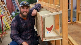 NESTING BOX  Chicken Coop PART 6 [upl. by Onabru]