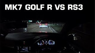 Audi Rs3 vs Golf R Stage 3 500bhp [upl. by Georglana]