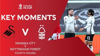 Swansea City v Nottingham Forest  Key Moments  Fourth Round  Emirates FA Cup 202021 [upl. by Ellecram]