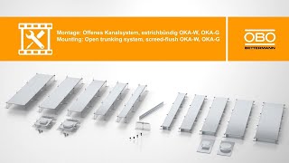 Mounting of Open Trunking System OKA  OBO Bettermann [upl. by Myna]