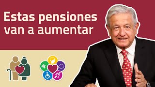 AUMENTARÁN pensión discapacidad y adultos mayores [upl. by Enelrad]