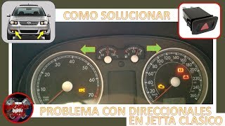 COMO SOLUCIONAR PROBLEMA CON INTERMITENTESDIRECCIONALES EN JETTA CLASICO [upl. by Sparhawk]