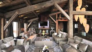 FOR SALE Luxury ski chalet Ecrin Blanc in Megeve village Rhone Alps South of France [upl. by Jecho]