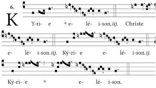 Kyrie C Missa XVII for Advent  Gregorian Chant [upl. by Enid939]