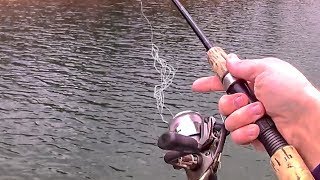 Spinning Reel Line Tangles Knots amp Loops  Basic Fishing Tips [upl. by Binky]