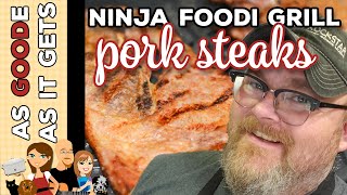 Ninja Foodi Grill Pork Shoulder Steaks [upl. by Corin]