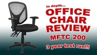 The Best Office Chair for Heavy Use realspace mftc 200 Review [upl. by Ntsyrk678]