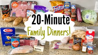 20 MINUTE MEALS  FIVE Quick amp EASY Weeknight Dinner Ideas  Julia Pacheco [upl. by Anehsat705]